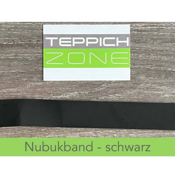 Nubukband schwarz