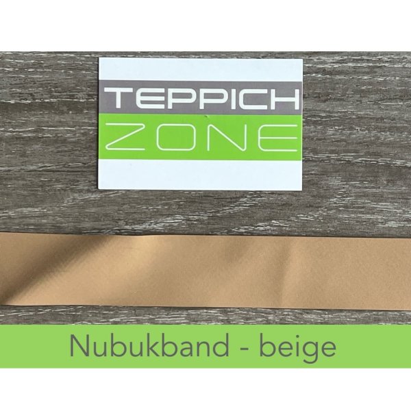 Nubukband beige